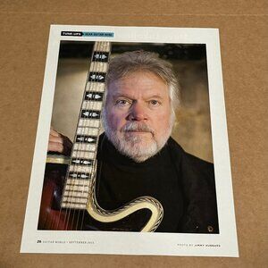 Randy Bachman of Bachman Turner Overdrive - Music Print Ad Photo - 2015